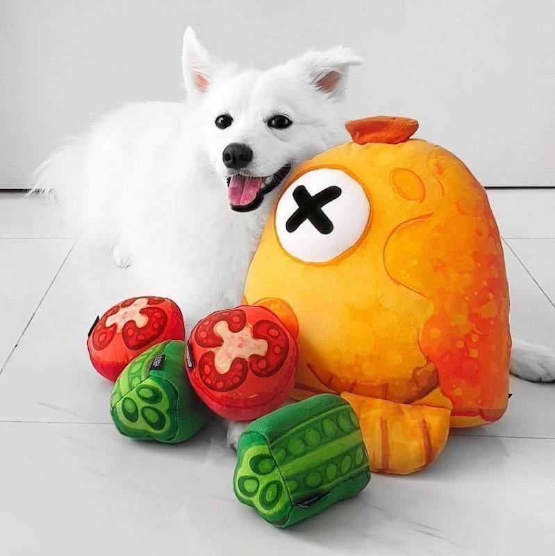 Furball Collective Curry Fish Head Pet Bed Set