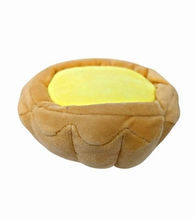 Furball Collective Squeakie Dog Toy (Egg Tart)