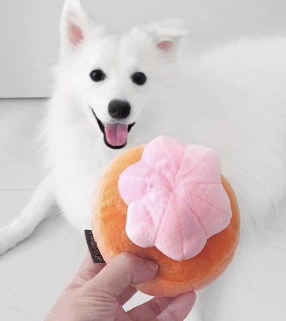 Furball Collective Squeakie Dog Toy (Gem Biscuit) - Assorted Colours