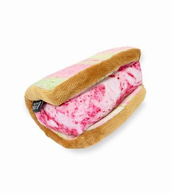 Furball Collective Squeakie Dog Toy (Ice Cream Sandwich)