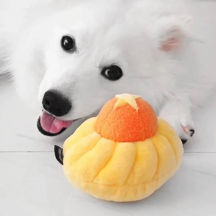 Furball Collective Squeakie Dog Toy (Pineapple Tart)