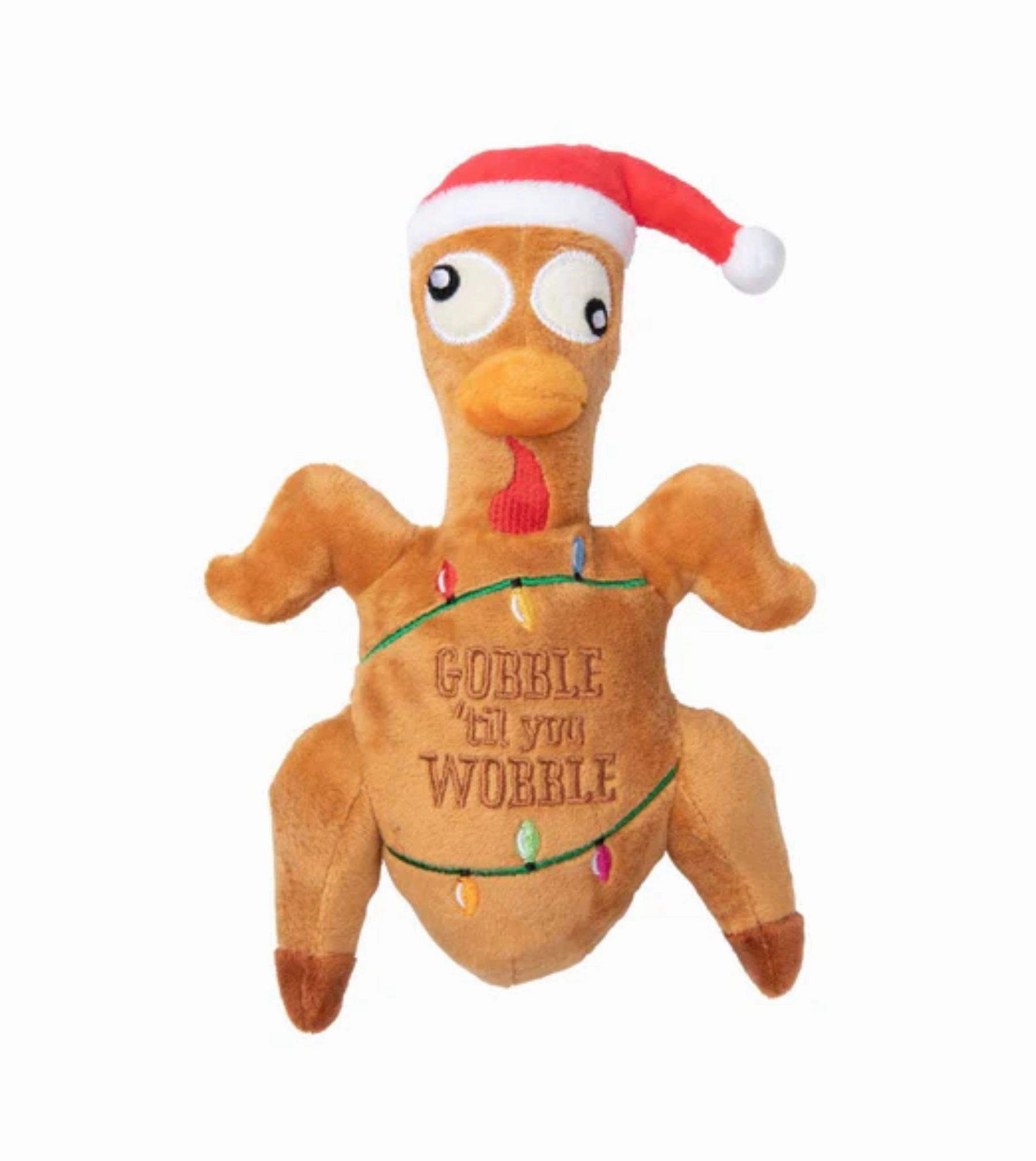 FuzzYard Christmas Dog Toy (Gobble Til You Wobble Turkey) pet souvenir,gift item