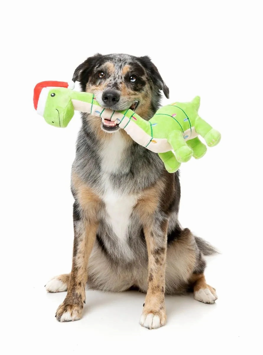 FuzzYard Christmas Dog Toy (Lit-a-Saurus)