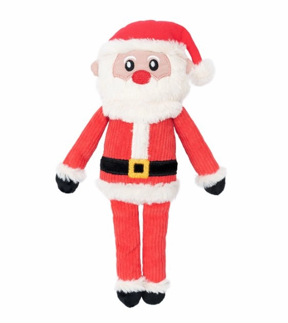FuzzYard Christmas Dog Toy (Santa) wet dog food,moist dog food