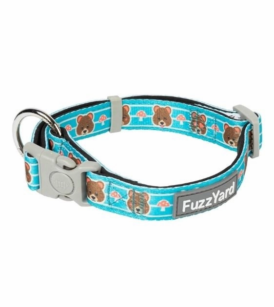 FuzzYard Fuzz Bear Dog Collar dog charms,dog ID