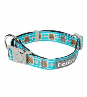 FuzzYard Fuzz Bear Dog Collar dog charms,dog ID