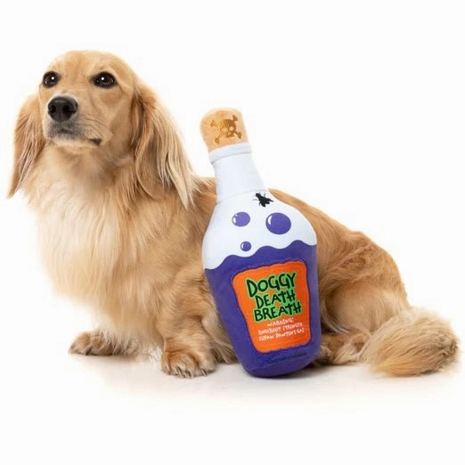 FuzzYard Halloween Doggy Death Breath Potion Plush Dog Toy