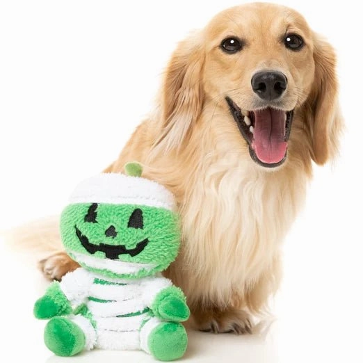 FuzzYard Halloween Jack-O Chan Mummy Plush Dog Toy
