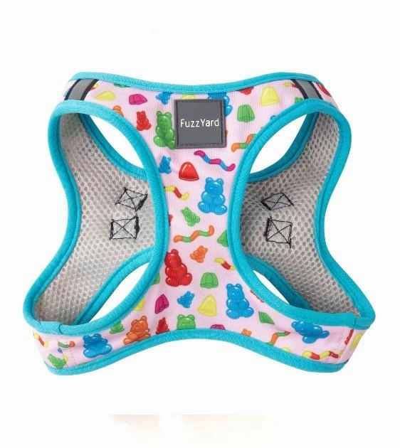 FuzzYard Jelly Bears Step-in Dog Harness dog joint care,hip support