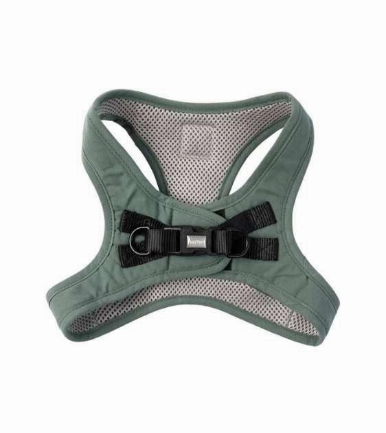FuzzYard LIFE Cotton Step-in Dog Harness (Myrtle Green)