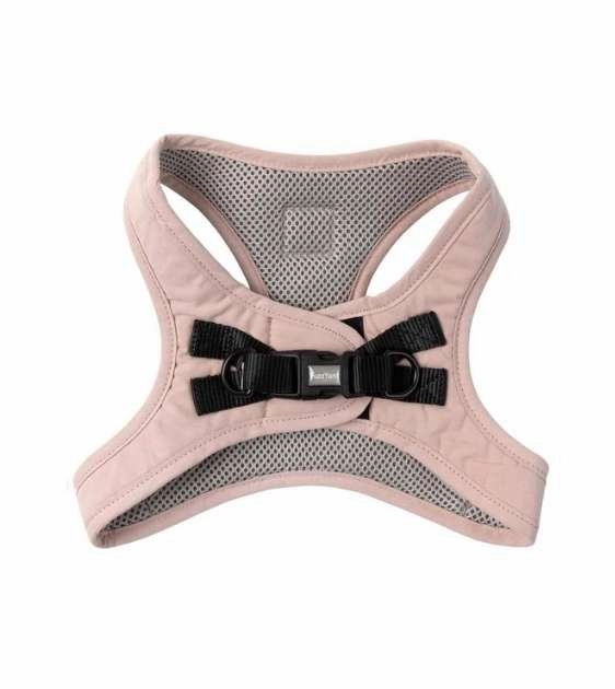 FuzzYard LIFE Cotton Step-in Dog Harness (Soft Blush)