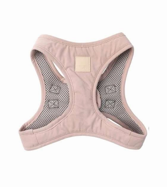 FuzzYard LIFE Cotton Step-in Dog Harness (Soft Blush) dog joint care,hip support