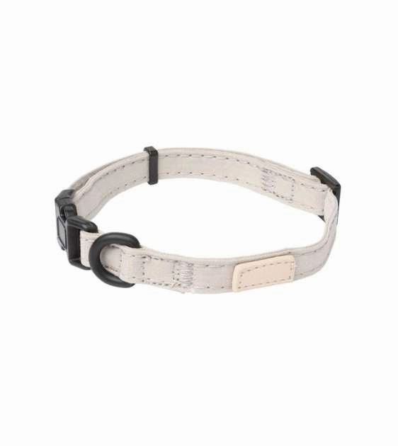 FuzzYard LIFE Dog Collar (Sandstone) dog charms,dog ID
