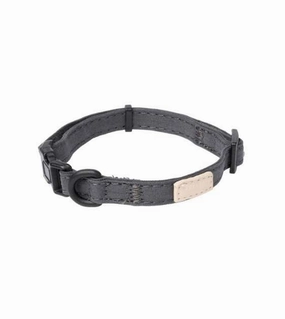 FuzzYard LIFE Dog Collar (Slate Grey) dog charms,dog ID