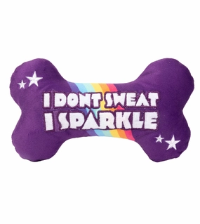 FuzzYard Pride Plush Dog Toy (Sparkle Bone) wet dog food,moist dog food
