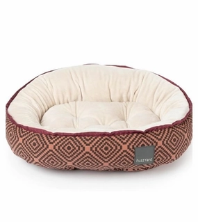 FuzzYard Reversible (Barcelona Maroon) Dog Bed dog bed,pet blanket