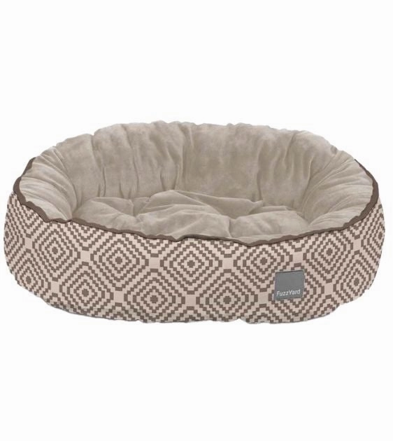 FuzzYard Reversible (Malta Mocha) Dog Bed dog bed,pet blanket
