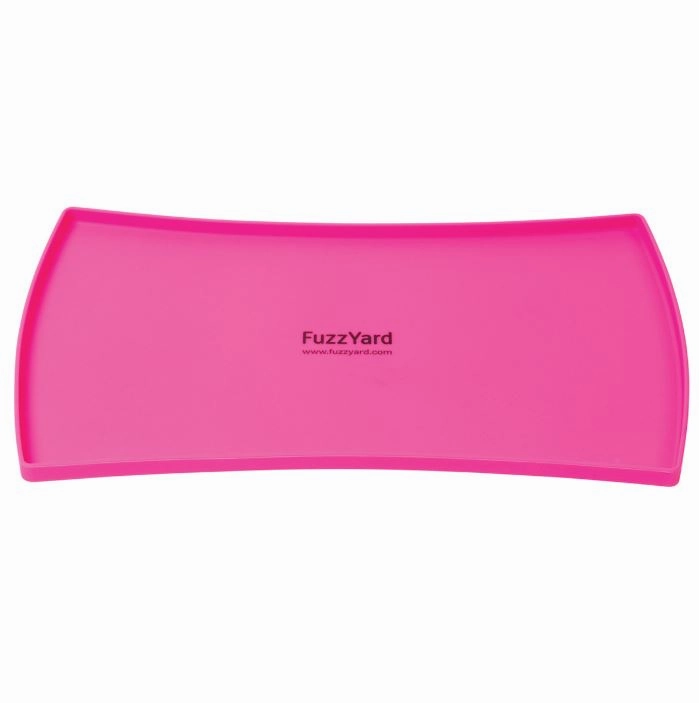 FuzzYard Silicon Feeding Mat (Pink) For Dogs dog bowl,pet feeder