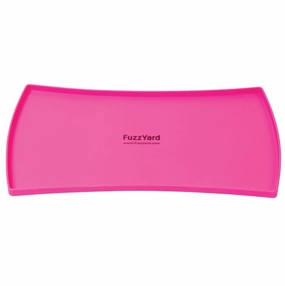 FuzzYard Silicon Feeding Mat (Pink) For Dogs dog bowl,pet feeder