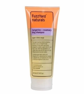 FuzzYard Tangerine and Rosemary Super Shine Shampoo For Dogs dog shampoo,bathing supplies