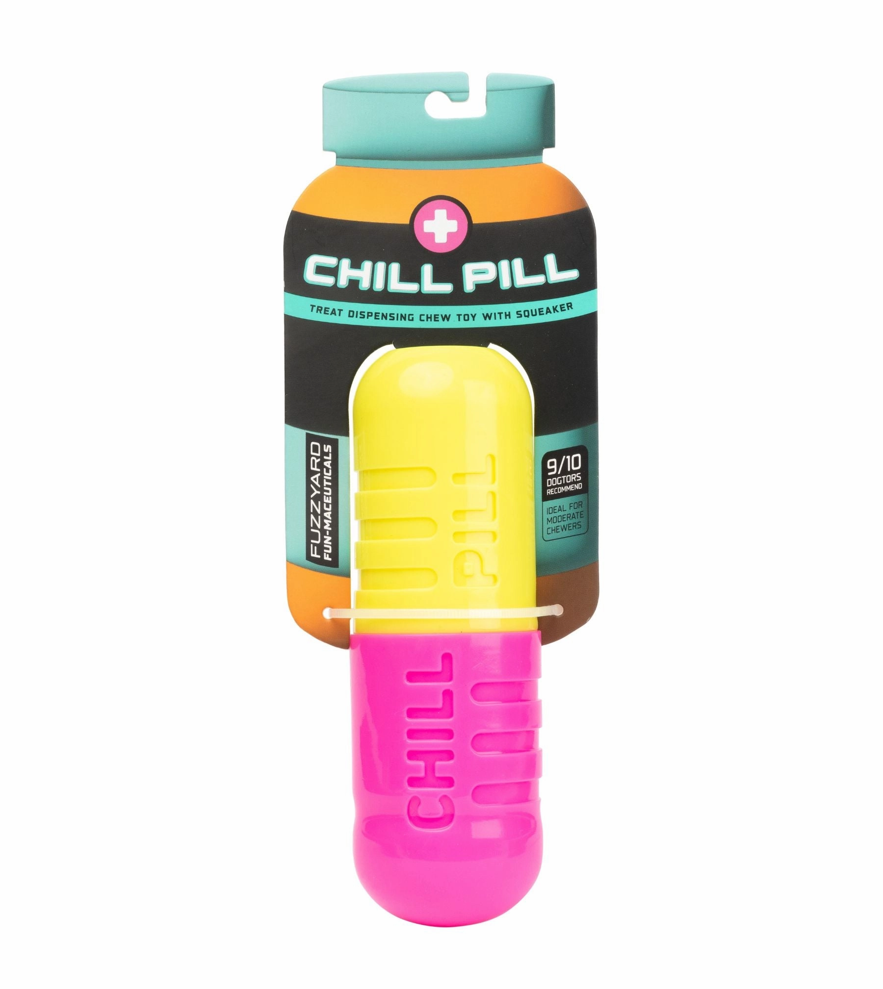 Fuzzyard Treat Dispensing Interactive Dog Chew Toy (Chill Pill) dog chews,dog bones