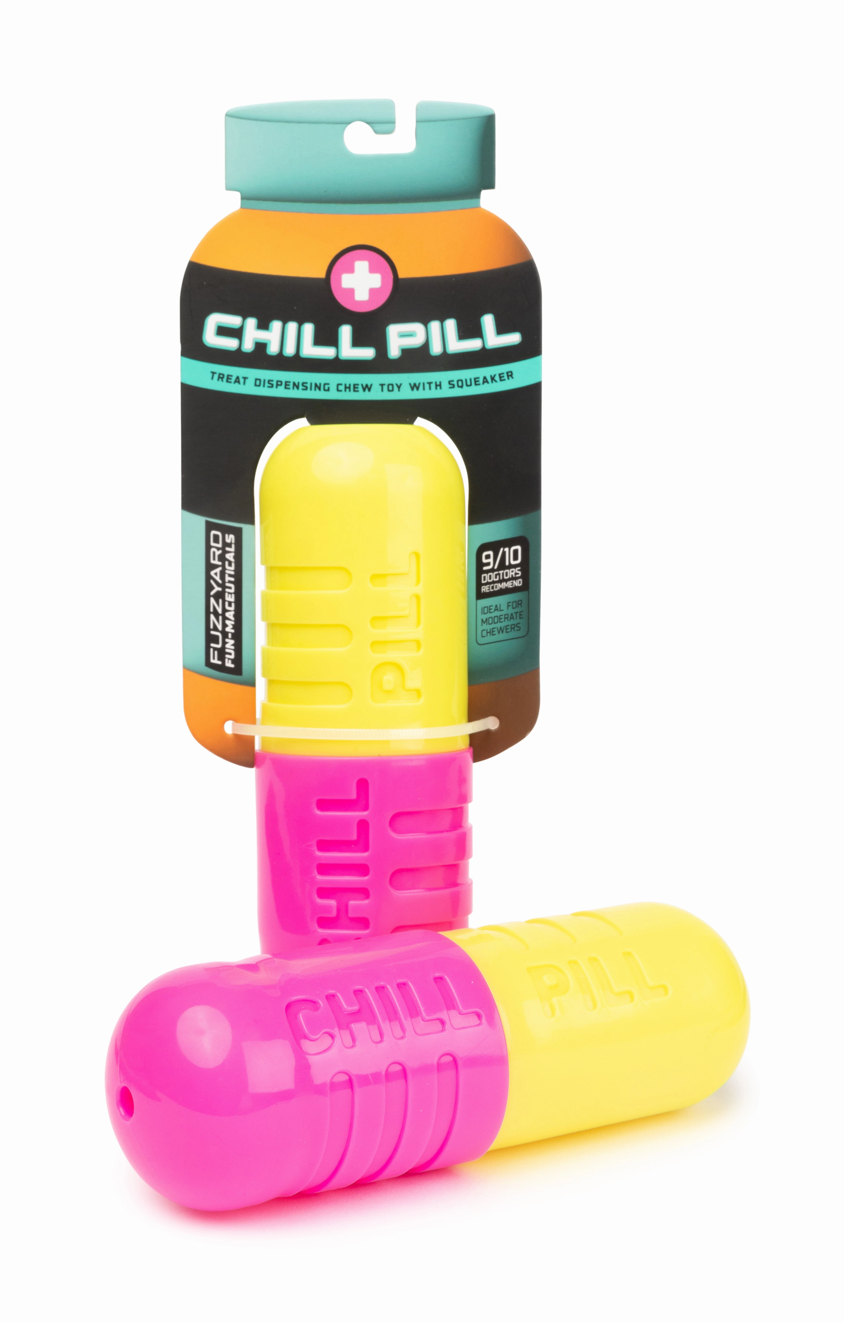 Fuzzyard Treat Dispensing Interactive Dog Chew Toy (Chill Pill)