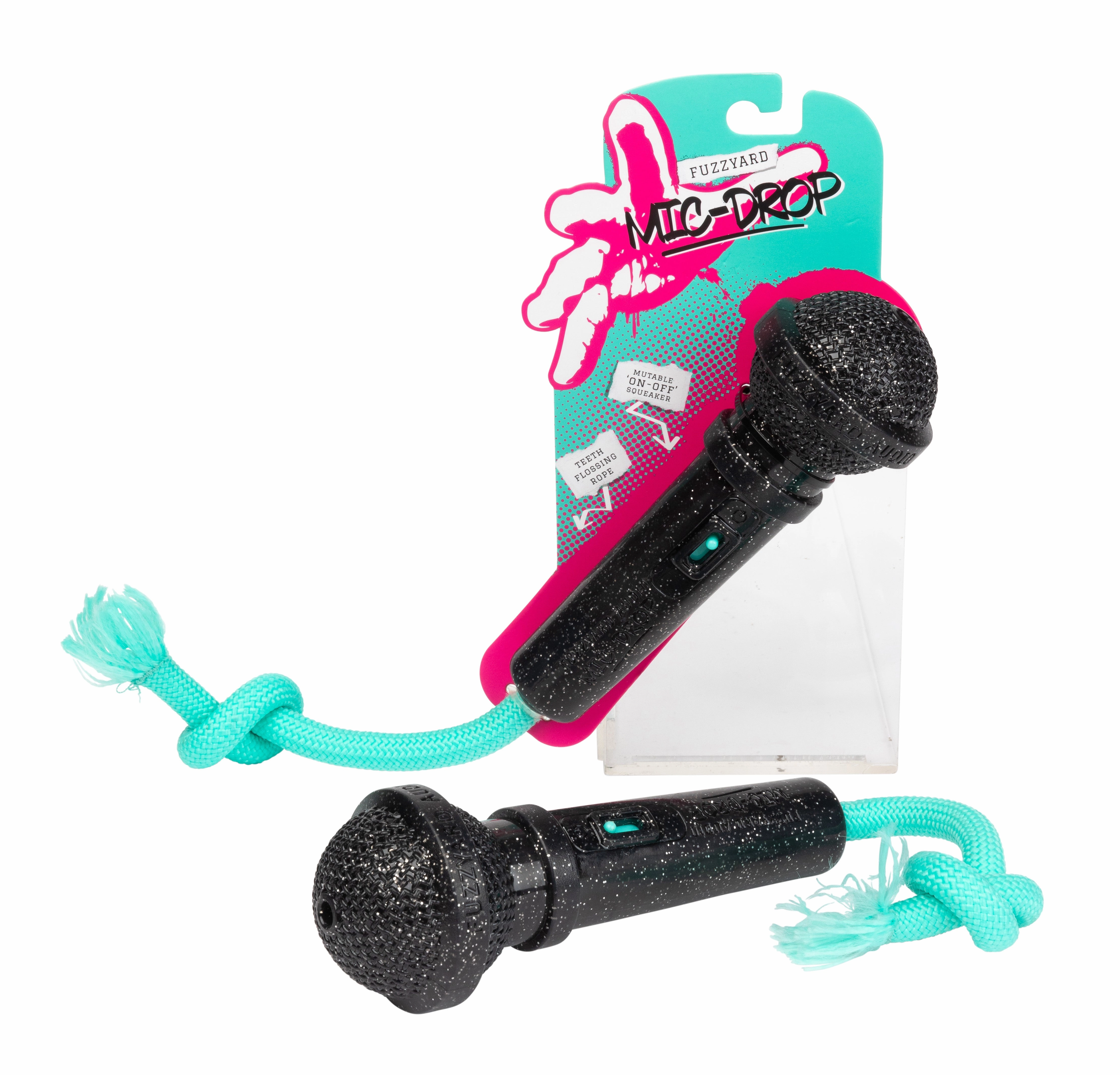 Fuzzyard Treat Dispensing Interactive Dog Chew Toy (Mic Drop)