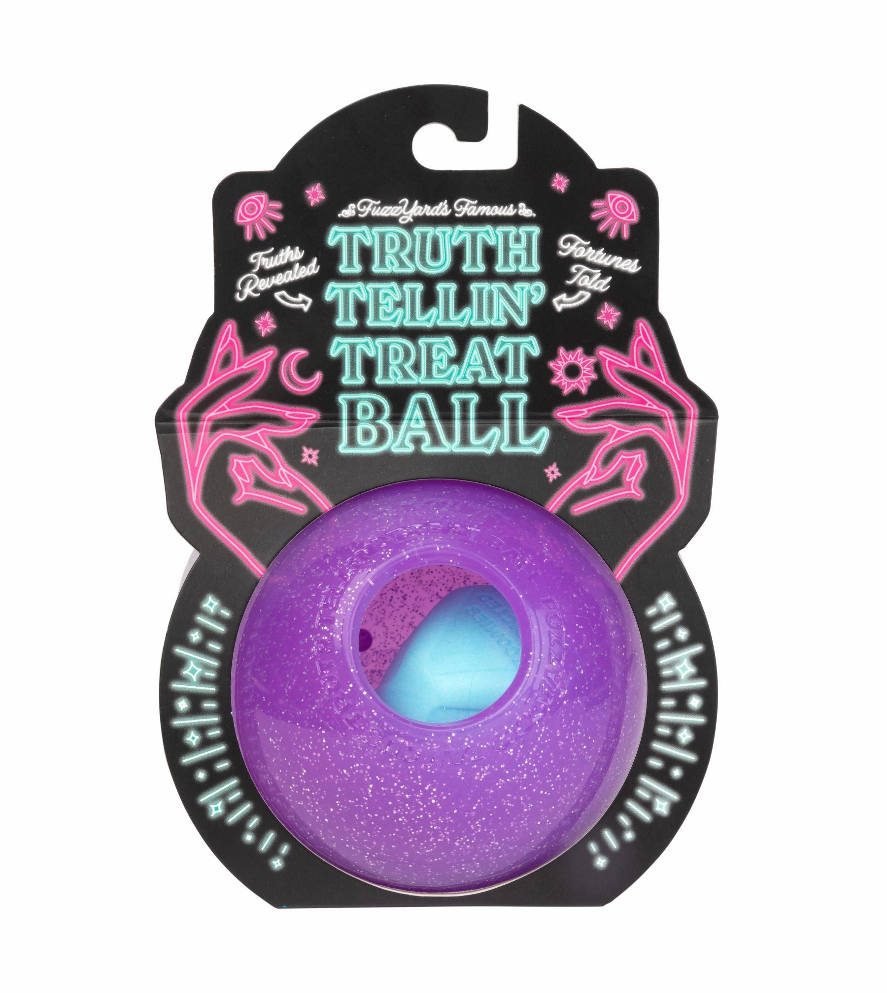Fuzzyard Treat Dispensing Interactive Dog Chew Toy (Truth Tellin' Treat Ball) dog chews,dog bones