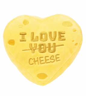FuzzYard Valentine's Day Plush Dog Toy (Cheese Heart) wet dog food,moist dog food