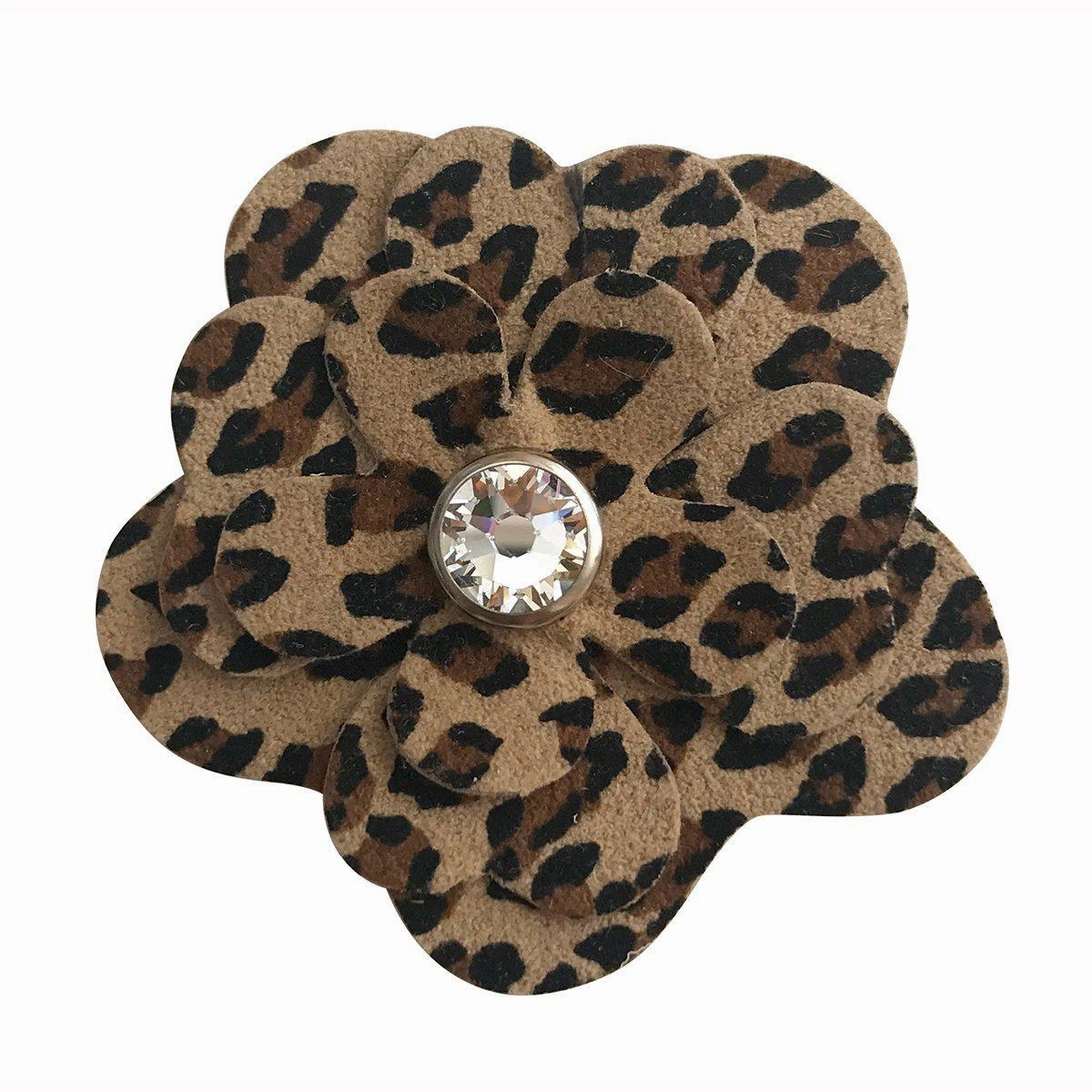 Garden Flower Dog Collar Slider Cheetah