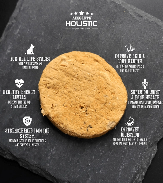 GIFT WITH PURCHASE >$120: Absolute Holistic Freeze Dried Patties Dog Food (Random Flavour Trial Pack x 1)