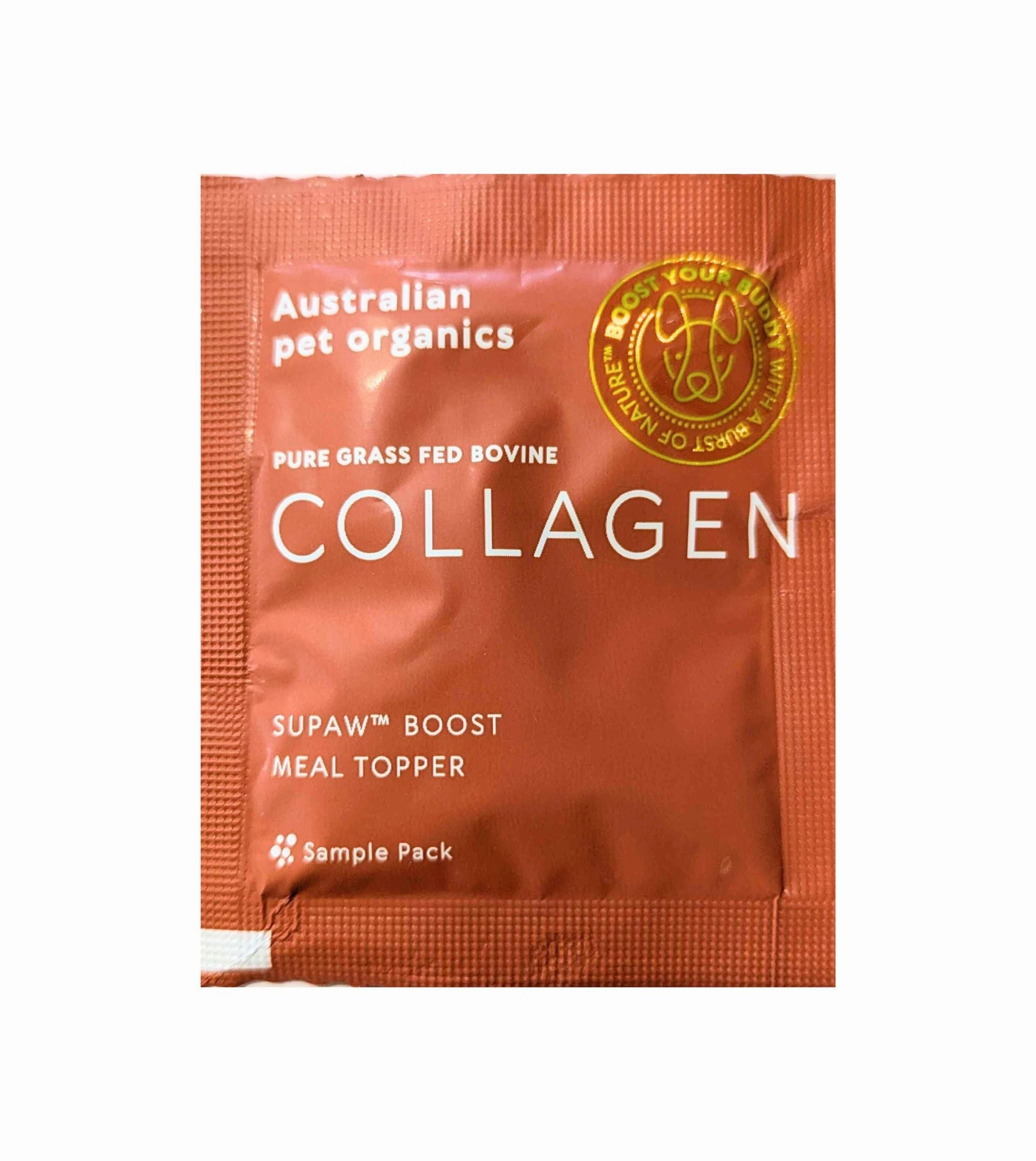 GIFT WITH PURCHASE >$120: Australian pet organics Pure Grass Fed Bovine (Collagen) Meal Topper for Dogs (1 x Trial Pack) dog multipurpose item,all-in-one pet tool