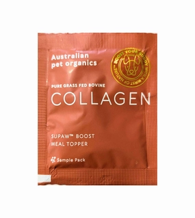 GIFT WITH PURCHASE >$120: Australian pet organics Pure Grass Fed Bovine (Collagen) Meal Topper for Dogs (1 x Trial Pack) dog multipurpose item,all-in-one pet tool