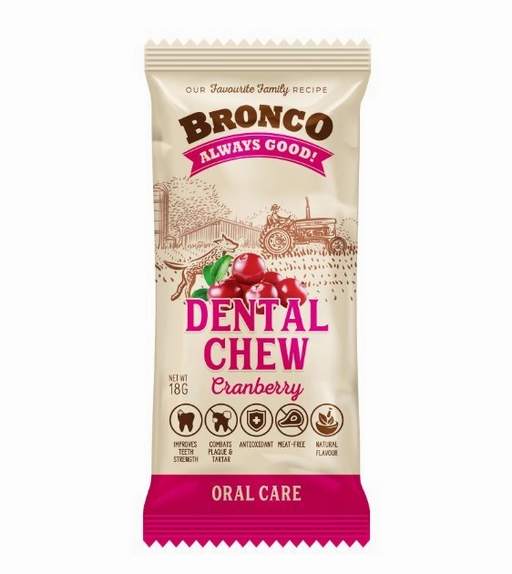 GIFT WITH PURCHASE >$120: Bronco Dental Dog Chews (1 x Random Flavour) dog chews,dog bones