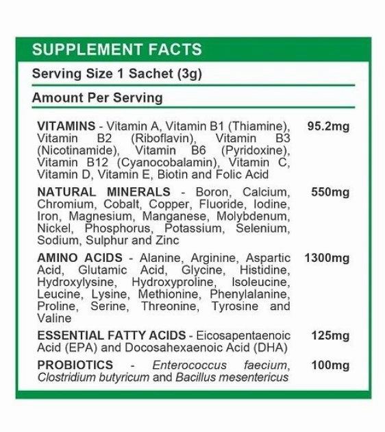 GIFT WITH PURCHASE >$120: Natural Pet Skin & Coat Supplement Powder for Cats & Dogs (Sachet x 1)