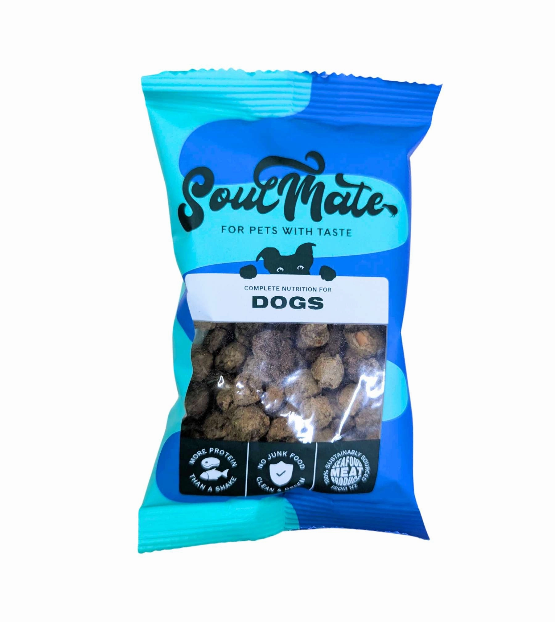 GIFT WITH PURCHASE >$120: SoulMate LOW & SLOW Grain Free Air Dried Dog Food Trial Pack (1 x Random Flavour) air-dried dog food,dehydrated dog food