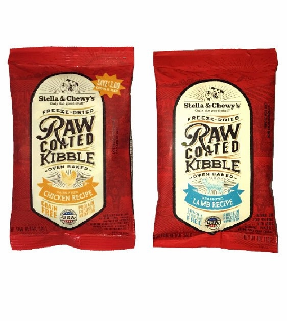 GIFT WITH PURCHASE >$120: Stella & Chewys Freeze Dried Raw Coated Dog Food Trial Pack (1 x Random Flavour)