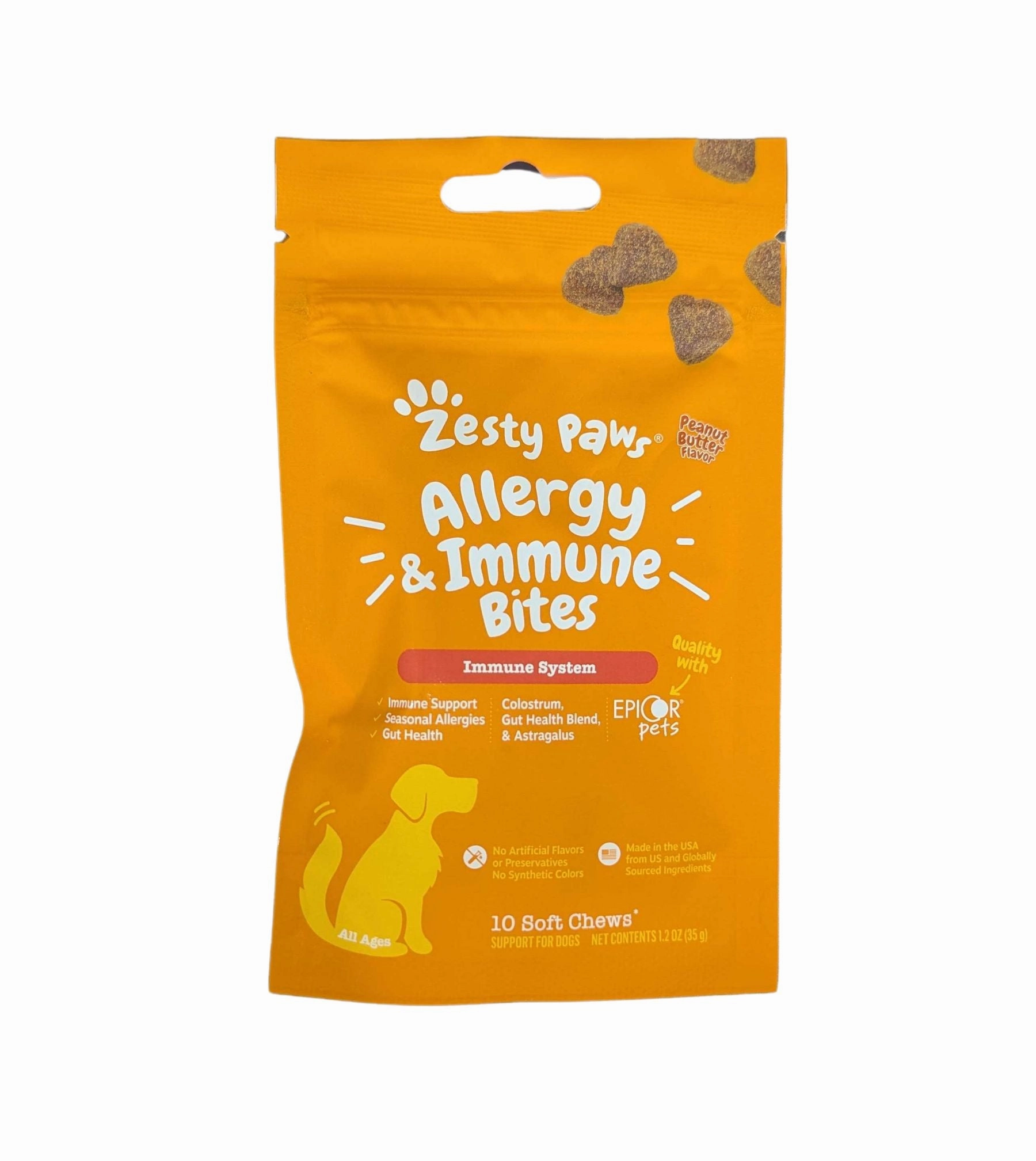 GIFT WITH PURCHASE >$120: Zesty Paws Allergy & Immune Bites Supplements Trial Pack (1 x Random Flavour) dog leash,walking strap