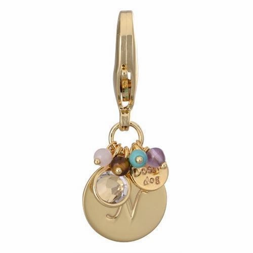 Gold Initial N Dog Collar Charm dog collar charm,pet tag