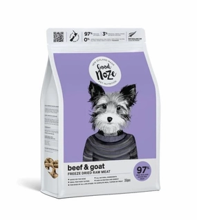 Good Noze Freeze Dried Raw Dog Food (Beef & Goat) freeze-dried dog food,lightweight pet food