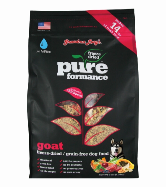 Grandma Lucys PureFormance Freeze Dried Goat Recipe Dog Food