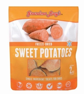 Grandma Lucys Singles Freeze Dried Sweet Potatoes Dog Treats