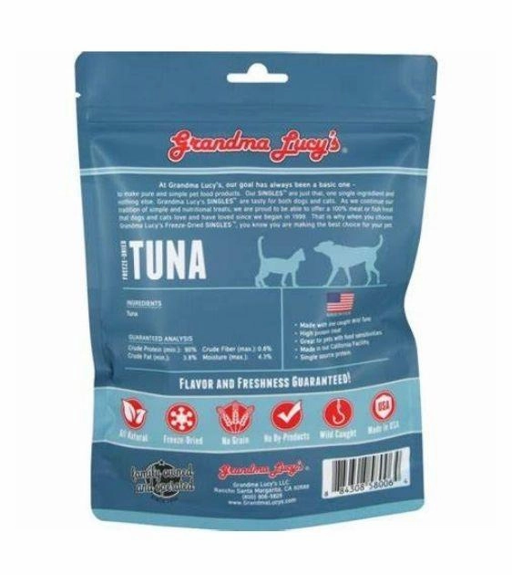 Grandma Lucys Singles Freeze Dried Tuna Cat & Dog Treats