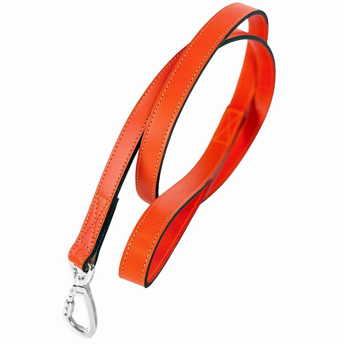 Hamilton Collection Dog Leash Tangerine/Nickel