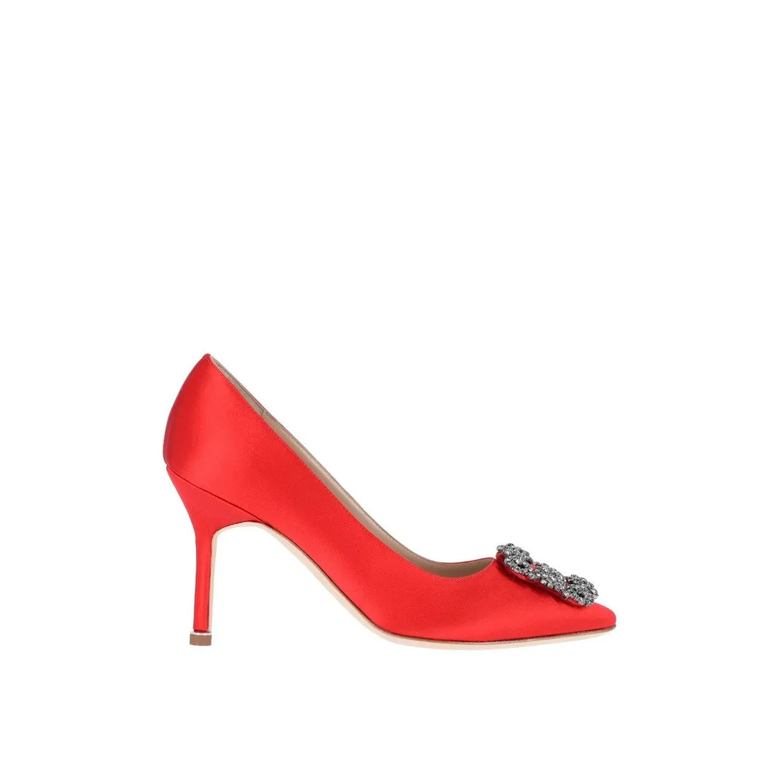 Hangisi Satin Pumps Shoes_Manolo-Blahnik
