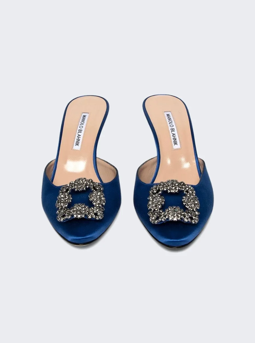 Hangisimu Satin Mule Shoes_Manolo-Blahnik
