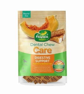 Happi Skippi (Happi Doggy) CARE Dental Dog Chews (Digestive Support) dog chews,dog bones