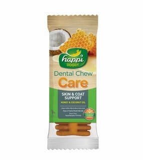 Happi Skippi (Happi Doggy) CARE Dental Dog Chews (Skin & Coat Support) dog chews,dog bones