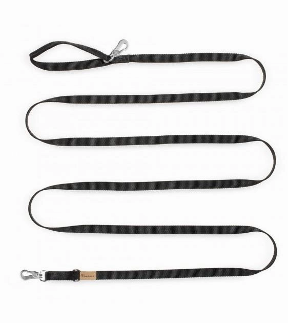Haqihana Black Dog Leash