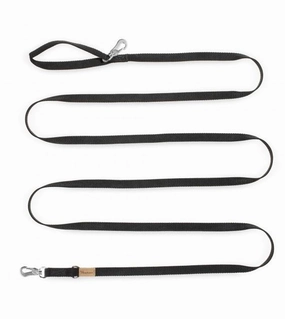 Haqihana Black Dog Leash